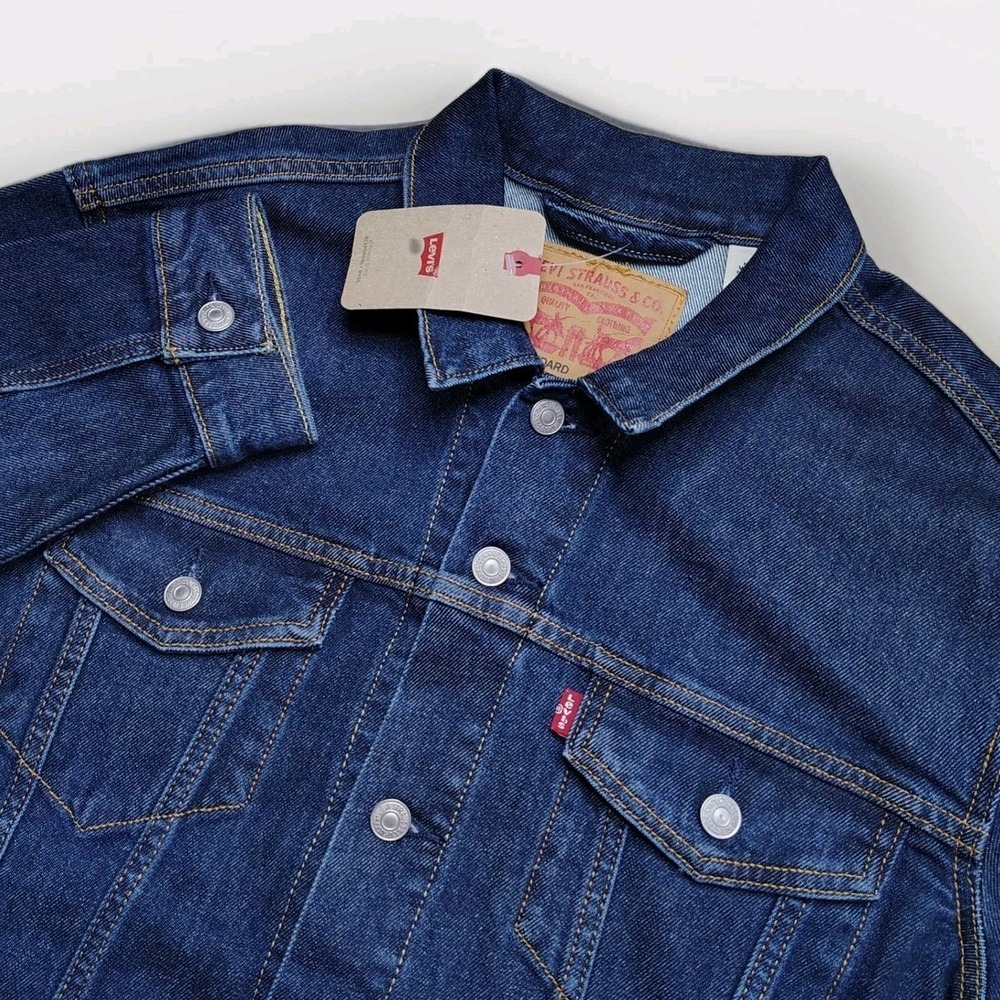 Levi's Dark Blue Denim Trucker Jacket